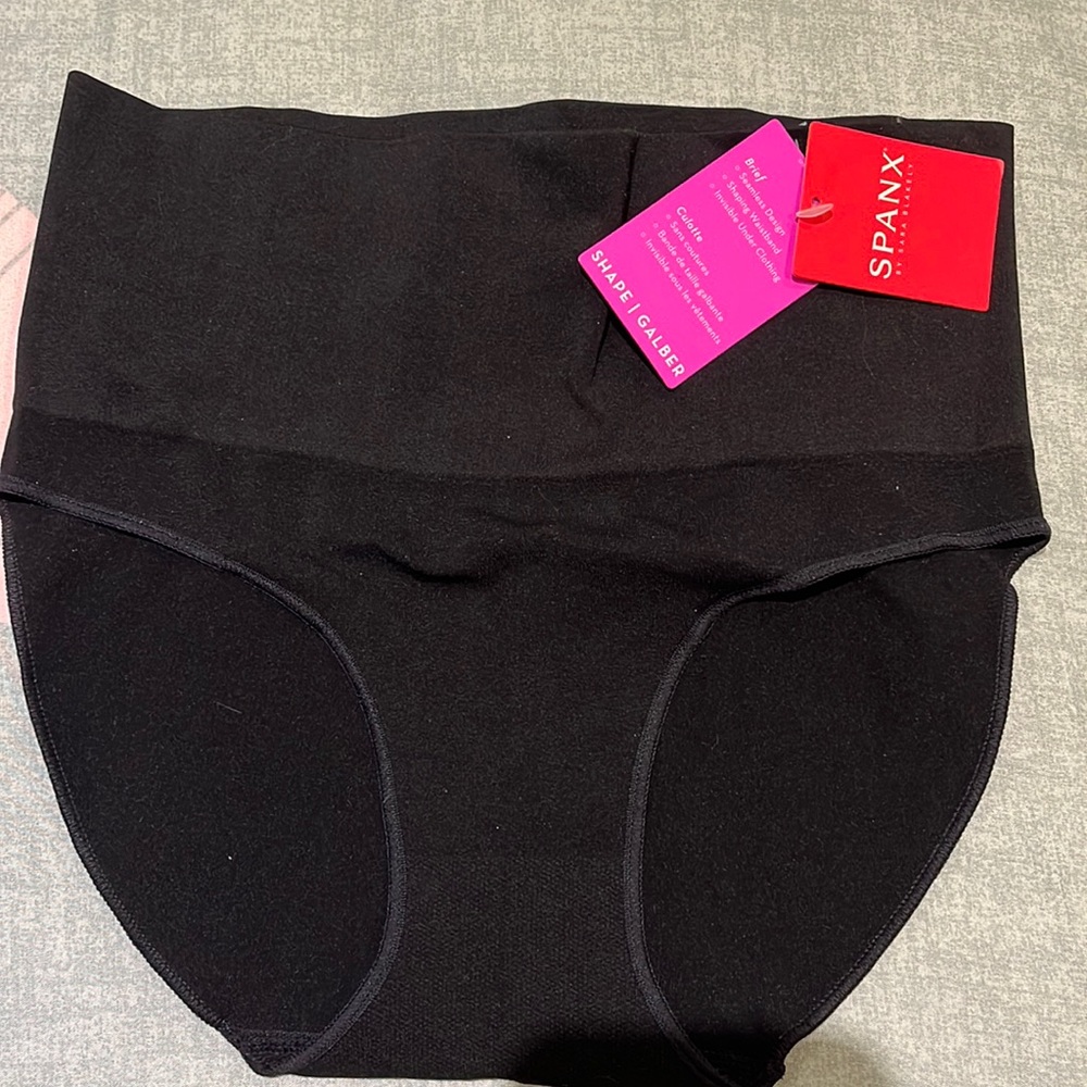 Spanx High waisted, seamless panties.